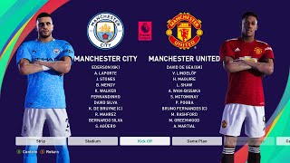 Manchester City vs Manchester United | PC PES GAMES | Premier League Gameplay PC