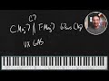 how to jazz up piano chords as fast as humanly possible