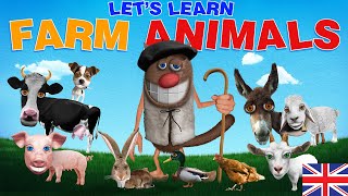 Foufou - Let's Learn Farm Animals for Kids in ENGLISH (S01) 4k