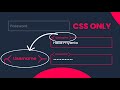 CSS Input Field Text Animation @codehal