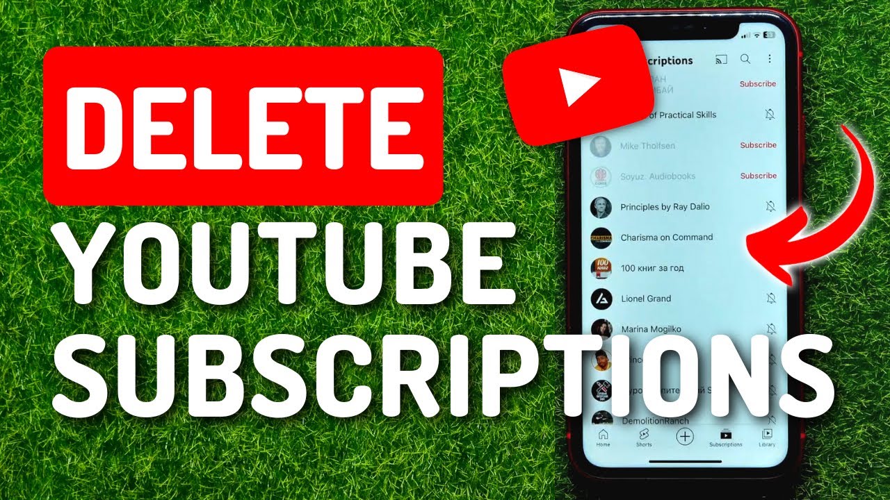 How To Quickly Delete Youtube Subscriptions - YouTube