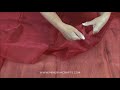 japanese crystal organza dress fabric