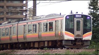 E129系B15編成とB18編成の離合