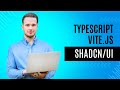 How to install shadcn ui with Vite and typescript | React Beginners guide.