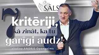 SĀLS. 7 Kritēriji, kā zināt, ka tu garīgi audz!