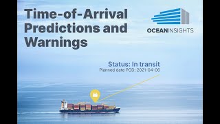 Webinar shots | Predictive ETA | Container Track & Trace | Ocean Insights
