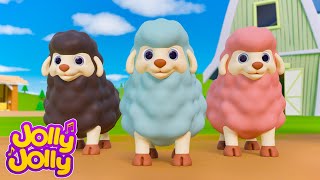 Baa Baa Black Sheep Song + More (Farm Version) | Nursery Rhymes & Kids Songs