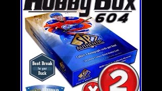 HOBBYBOX604 GROUP BREAK #914 *HOCKEY* 15-16 Upper Deck Sp Authentic Double Box Break