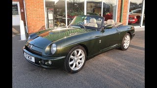 SOLD 1995 MG RV8 4.0 V8 Classic Car For Sale in Louth Lincolnshire