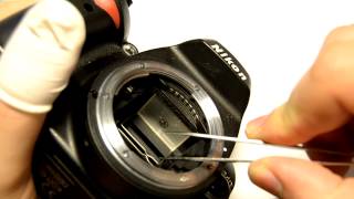 Changing focusing screen on Nikon D40