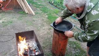 казан узбекский,чугунный,10 литров.