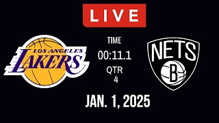 LIVE TODAY! LAKERS vs NETS NBA REGULAR SEASON NBA 2K25 Full Gameplay JANUARY 1, 2025