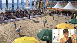 Finale Homme Tournoi International de Beach Volley 3x3 des Catalans 2022