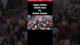 Angry kaizer Chiefs fans VS Arthur zwane