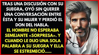 Escuché a mi esposa y suegra. Ella le susurró una palabra, y su rostro se llenó de pavor...