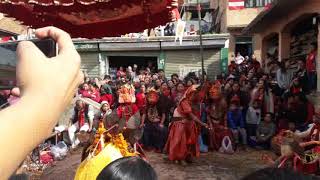 Nawa durga dance thecho (नवदुर्गा नाच ठेचो)