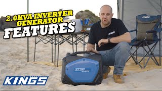 Adventure Kings 2.0kVA Inverter Generator Features