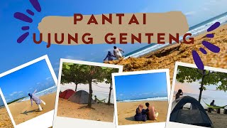 UJUNG GENTENG BEACH - CAMPING IN FRONT WHITE DESERT - FIT FOR FAMILY + PANGUMBAHAN BEACH