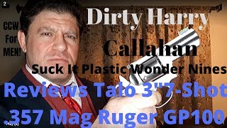 Lucky Gunner Manny Mansfield met his match as Dirty Harry Callahan Reviews Ruger 7-shot .357 Magnum!