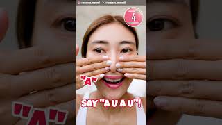 10secs Slim Nose Exercise To Reshape Nose Naturally #shorts #Nose #facemassage