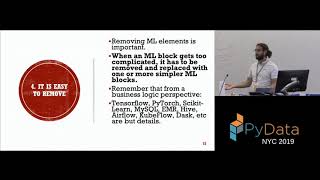 Moussa Taifi: Clean Machine Learning Code: Practical Software Engineering... | PyData New York 2019
