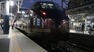 【4K】E655系なごみ 信越線 長野駅発着 ホイッスル・ミュージックホーン