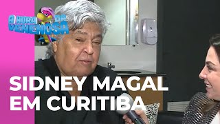 Sidney Magal se apresentou em Curitiba e foi entrevistado por Cecilia Comel