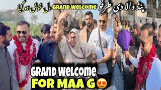 Pind walon ki taraf sy grand welcome❤️❤️❤️