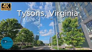 Driving Tysons Virginia in 4K HDR | Tysons | Next Great American City