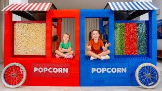 Vania Mania Kids and Rainbow Popcorn Stand Adventure