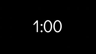 1 Minute Timer - Countdown Stopwatch