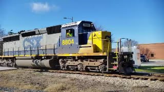 [CSX]8804 SD40-2 Clean YN2 Y205-16 Working Old Yard With Killer EMD Notching Up!! In Fay NC Part 1-3