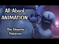 All Absol animation from Pokemon Main Game