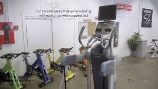 Precor AMT 835 with Open Stride - Highest Grade Remanufacturing Process Available