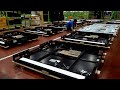 Mass Production Process of Making Comfortable Elevators in Korea Automatic Factory.