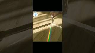 Formation of Rainbow using Prism || Light through a Prism #shorts #youtubeshorts #vigyan #science
