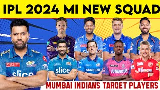 IPL 2024 - MI Squad 2024 | MI Target Players 2024 | Mumbai Indians ...