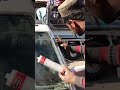 Fixing Windshield Rubber Seal