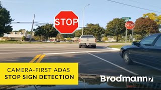 Stop Sign Detection | Brodmann17 Camera-First ADAS