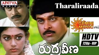 Tharalirada Thane Vasantham Full HDTV Video Song From Rudra veena With Remastered Audio.