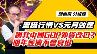 理周TV-20221228盤後-邱鼎泰 台股鑫攻略／聖誕行情VS元月效應 調升中國GDP外資改口?明年經濟不會衰退