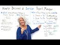 How to Become a Senior Project Manager - Project Management Training