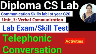 Communication skill lab activities|CS Lab Exam passing package|Diploma CS lab work book activities