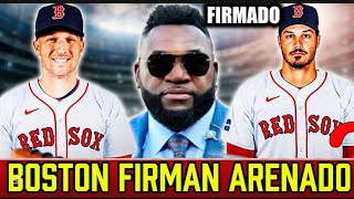 BOSTON FIRMA A NOLAN ARENADO Y ALEX BREGMAN ORTIZ BOSTON SIGNS NOLAN ARENADO AND ALEX BREGMAN, DAVID