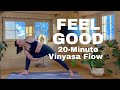 20-Minute Feel Good Evening Vinyasa Flow: Release Tension - Strengthen & Relax | Audrey