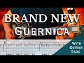 Brand New- Guernica Cover (Guitar Tabs On Screen)