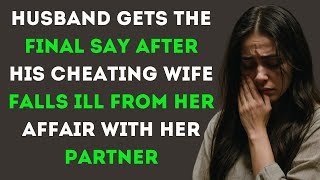 Husband gets the final say after his cheating wife falls ill from her affair with her partner