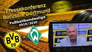 Borussia Dortmund - SV Werder Bremen: Pk mit Lucien Favre und Michael Zorc