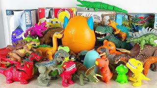 Jurassic World Unboxing Review Asmr Colorful Dinosaur T-rex Kentrosaurus Triceratops Dino Eggs