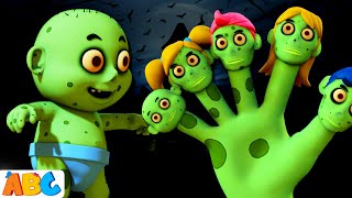 Green Zombie Finger Family Zombieland  + More Spooky Halloween Songs for Kids by @AllBabiesChannel